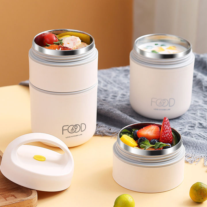 Mini Thermal Lunch Box for kids Stainless Steel Vaccum Cup Soup Cup  Insulated Lunch Box Portable Breakfast Milk Food Container