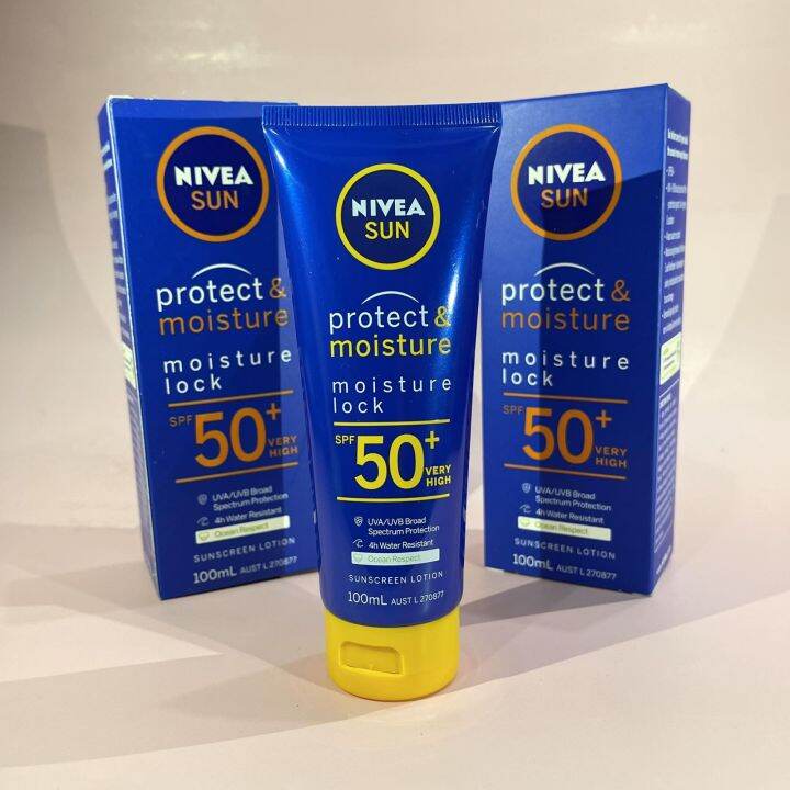 Nivea protect & moisture lock spf 50 | Lazada PH