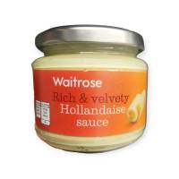 Waitrose Hollandaise Sauce 190g.ซอสสำหรับจิ้มเนื้อสัตว์ 190กรัม