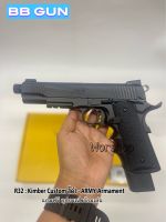 ปืนบีบีกัน รุ่น R32 : Kimber Custom สีดำ - ARMY Armament แถมฟรีอุปกรณ์พร้อมเล่น มือ1