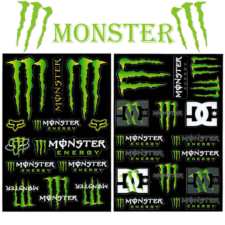 Monster Racing Helmet JDM Vinyl Car For Yamaha Nmax Xmax Motorcycles