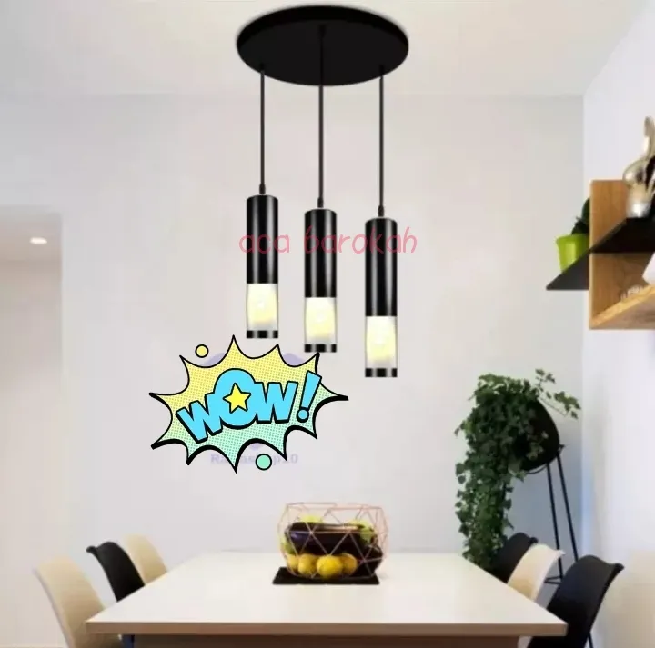 Set lampu gantung mini bar lampu gantung modern | Lazada Indonesia