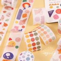 ?เทปสติ๊กเกอร์ไดคัทลายน่ารัก cute lively tapestickers ลอกสติ๊กเกอร์ออกจากม้วนเทป ?