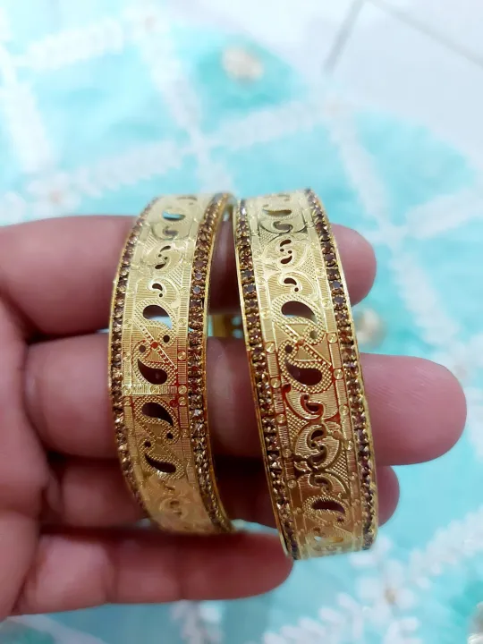 Indian gold plated bangles 2,4 | Lazada PH