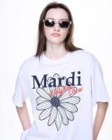 พร้อมส่ง UNISEX TSHIRT แขนยาว FLOWER MARDI HALFTIME SHOW