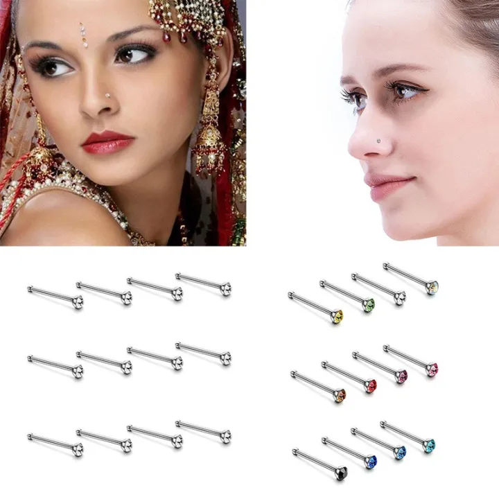 STAINLESS STEEL NOSE STUD NOSE RING SUBANG HIDUNG STAINLESS STEEL TAK