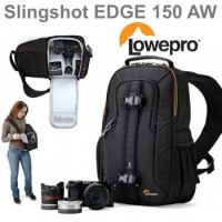 กระเป๋ากล้อง LowePro Slingshot EDGE 150 AW (Black) เหมาะ Mirrorless กันน้ำ ของแท้ประกันศุนย์ รับประกัน3ปี