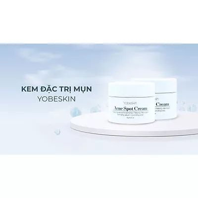 Kem Chấm Mụn Yobeskin Acne Spot Cream Chính Hãng YoBe, Giảm Viêm, Hết