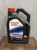 นํ้ามันเครื่อง Motuy Engine oils 5W-30 MI-TECH 100% synthetic API SERVICE SN  (ของแท้100%)