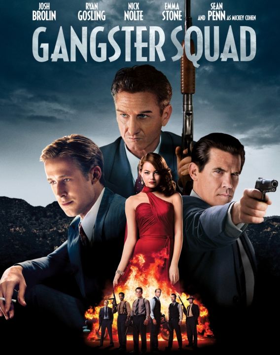 DVD Gangster Squad หน่วยกุดหัวแก๊งสเตอร์ : 2013 #หนังฝรั่ง - แอคชั่น อาชญากรรม (ดูพากย์ไทยได้-ซับไทยได้)