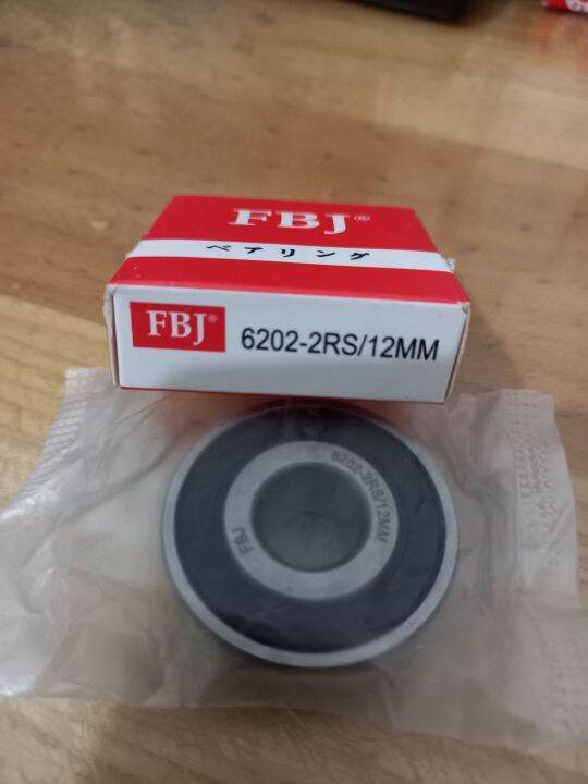 ZEN 6202 2RS NR BALL BEARING, RUBBER SEALED + SNAP RING 15x35x11mm