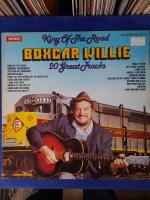 00434 King of The Road  BOXCAR WILLIE  แผ่นเสียง vinyl Lp 33rpm 12"สภาพกำลังฟังได้ดีได้รับการตรวจสอบ