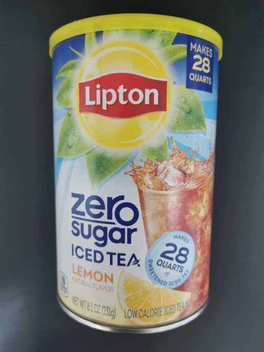 Lipton Zero Sugar Iced Tea Lemon Makes 28quarts 81oz 231g Lazada Ph 3631