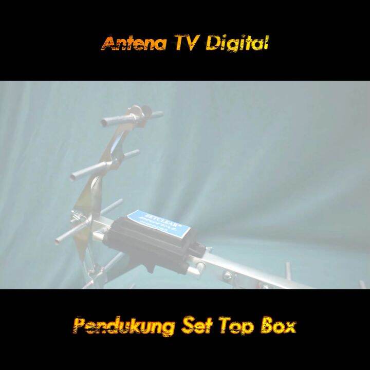Antena tv digital pakai kabel 10M / antena untuk set top box / antena