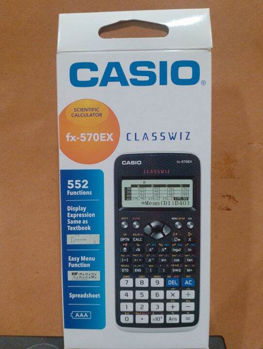 Calculator Casio 570 EX Scientific | Lazada PH