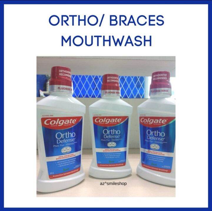 Colgate Phos Flur Ortho Defense, Braces Mouthwash Lazada