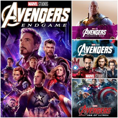 [DVD HD] อเวนเจอร์ส ครบ 4 ภาค-4 แผ่น Avengers 4-Movie Collection  #หนังฝรั่ง #แพ็คสุดคุ้ม