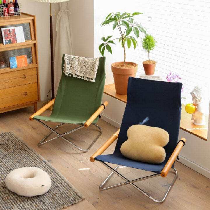 Japanese Nychairx Balcony Deck Chair Winter and Summer DualUse Leisure