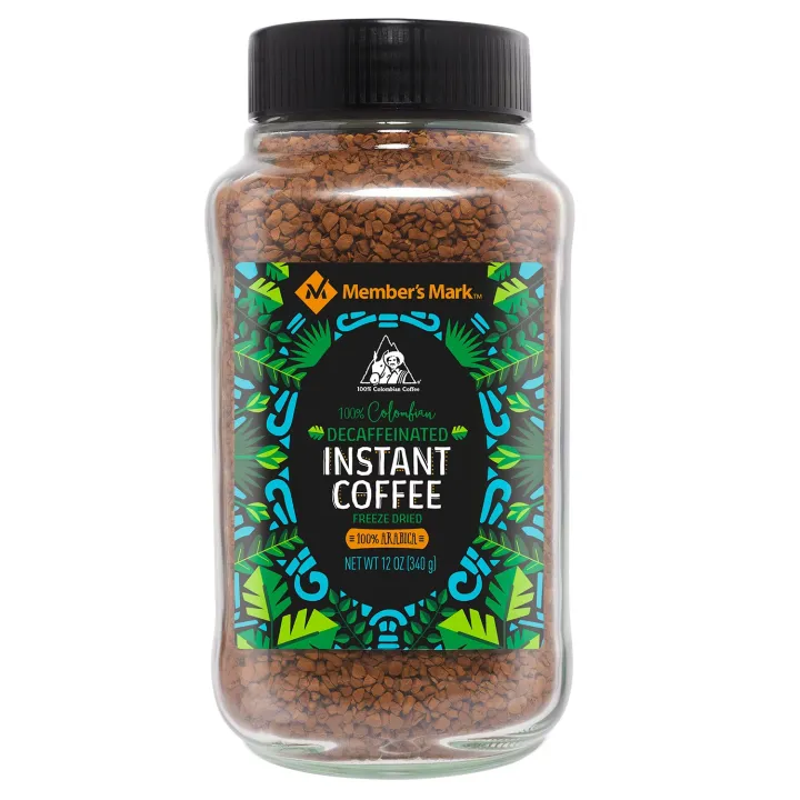 Member's Mark Colombian Decaffeinated Instant Coffee, 340g, Expiration