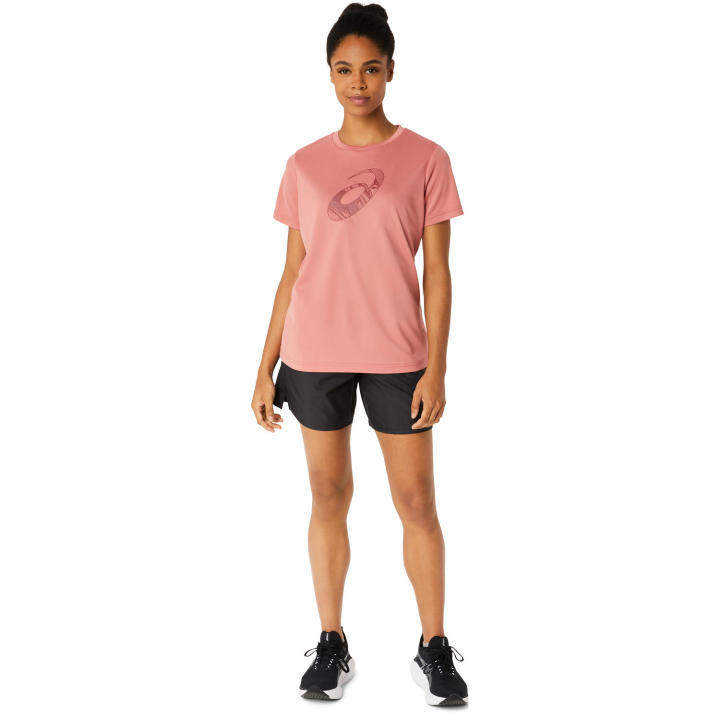 asics-asics-spiral-graphic-ss-tee-women-training-เสื้อ-ผู้หญิง-เสื้อ-เสื้อคอกลม-ของแท้-light-garnet