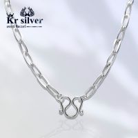 Kr silver | สร้อยคอเงินแท้ ลายโซ่เรือ หน้ากว้าง 5 มิล ยาว 18 นิ้ว 20 นิ้ว 24 นิ้ว