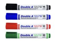 ปากกาไวท์บอร์ด Whiteboard Marker Double A (12ด้าม/กล่อง)