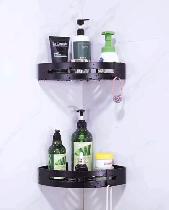 Bathroom Shelf Bathroom Rack Organizer Toilet PunchFree Storage Wall