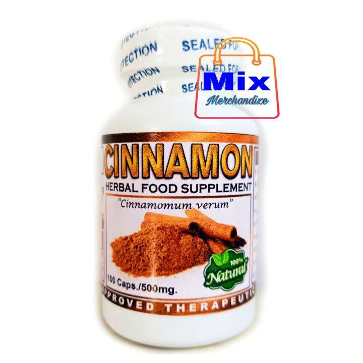 Cinnamon Capsule Herbal Food Supplement 100 Capsules Lazada PH