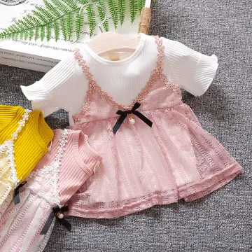 Baby girl Dress flower puff sleeve big bow summer (3-6 months), Babies &  Kids, Babies & Kids Fashion on Carousell