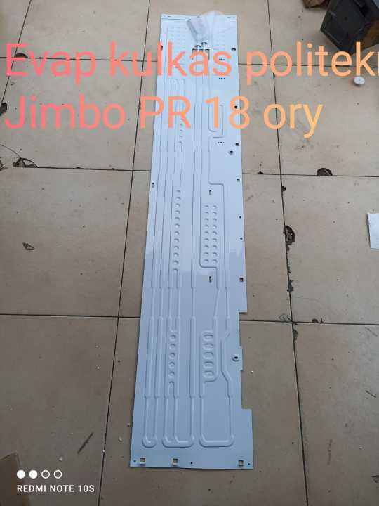 Evaporator kulkas polytron 1 pintu jumbo tipe pr 18 ukuran 130 x 24,5cm