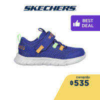 Skechers สเก็ตเชอร์ส รองเท้าเด็กผู้ชาย รองเท้าผ้าใบ Boys Comfy Flex Shoes - 407303N-BLOR