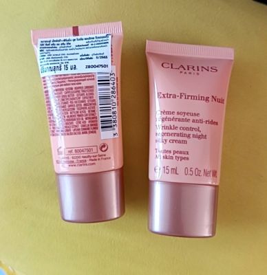 Clarins  Extra-Firming Nuit For All Skin Types 15 ml  (1 หลอด)