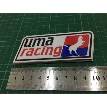 Uma Racing Radiator Text Logo Uma Racing Logo