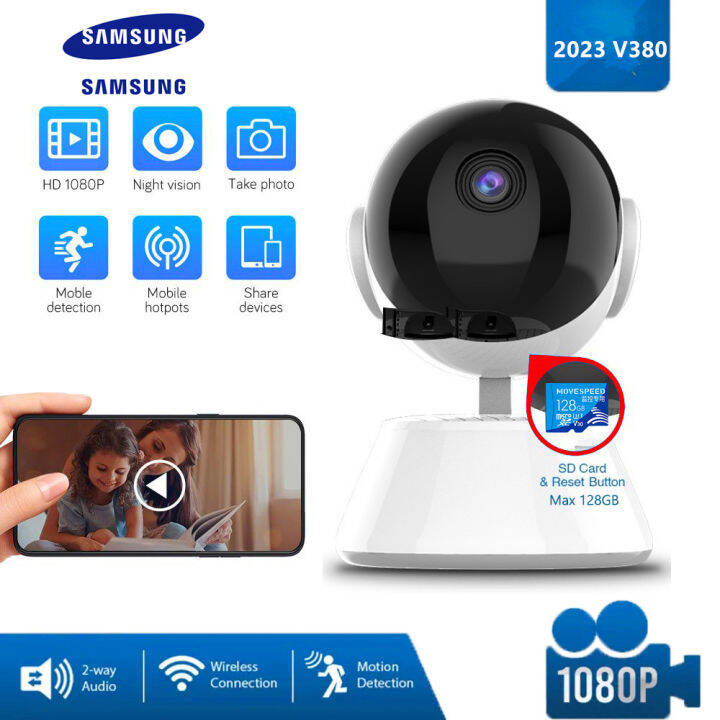 SAMSUNG V380 Pro Q6 Pro CCTV Camera For House Wifi CCTV Wireless Cctv ...