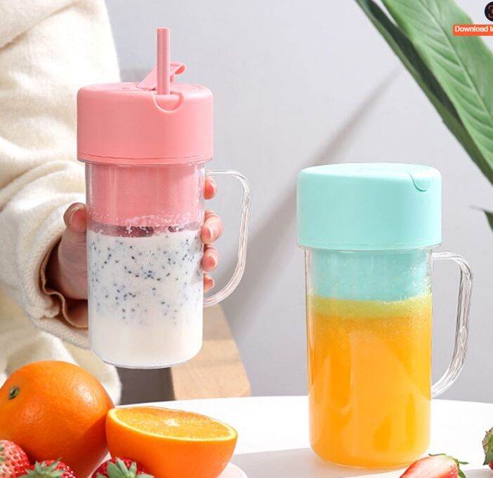 Portable Electric Blender Bottle  6-Blade Multifunctional Juice