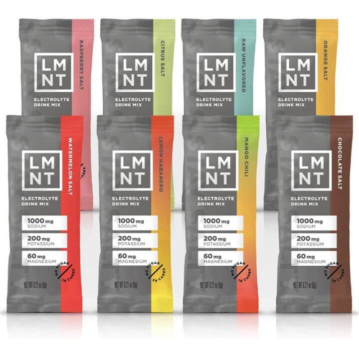 LMNT Keto Electrolyte Powder Packets 1 box (30 Stick Packs) | Paleo ...