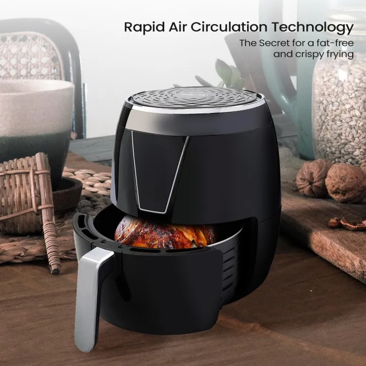 IShio IAF8055TSC Digital Air Fryer 4.5 Litre Lazada PH