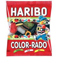 เยลลี่รสชะเอมและรวมรสผลไม้ต่างๆ Haribo Color-Rado 200g