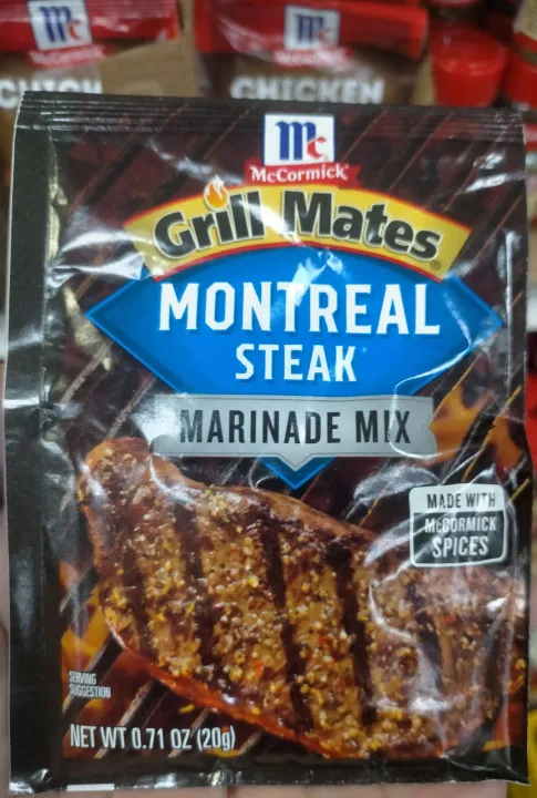 Mccormick Grill Mates Montreal Steak Marinade Mix 20 Grams Lazada Ph 