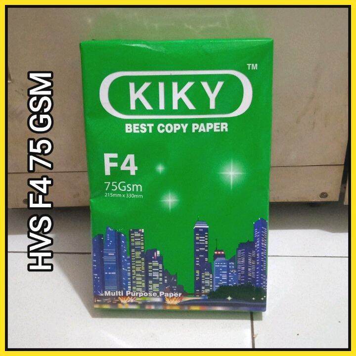 1 Rim Kertas HVS F4 75 Gram Isi 500 Lembar ( Packing Aman ) | Lazada ...