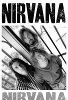 โปสเตอร์วงดนตรี วินเทจ Nirvana