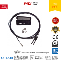 Omron E32-DC200F Sensor Photoelectric Fiber Optic ระยะตรวจจับ 18, 36 มม ชนิด Reflective. อุปกรณ์ตรวจจับวัตถุออมรอน