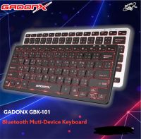 GADONX GBK-101 คีย์บอร์ดบลูทูธ  Bluetooth Muti-Device Keyboard สินค้ารับประกัน 2ปี