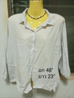 เสื้อผู้หญิงมือสอง ผ้าคอตตอน อก 48"....ส9