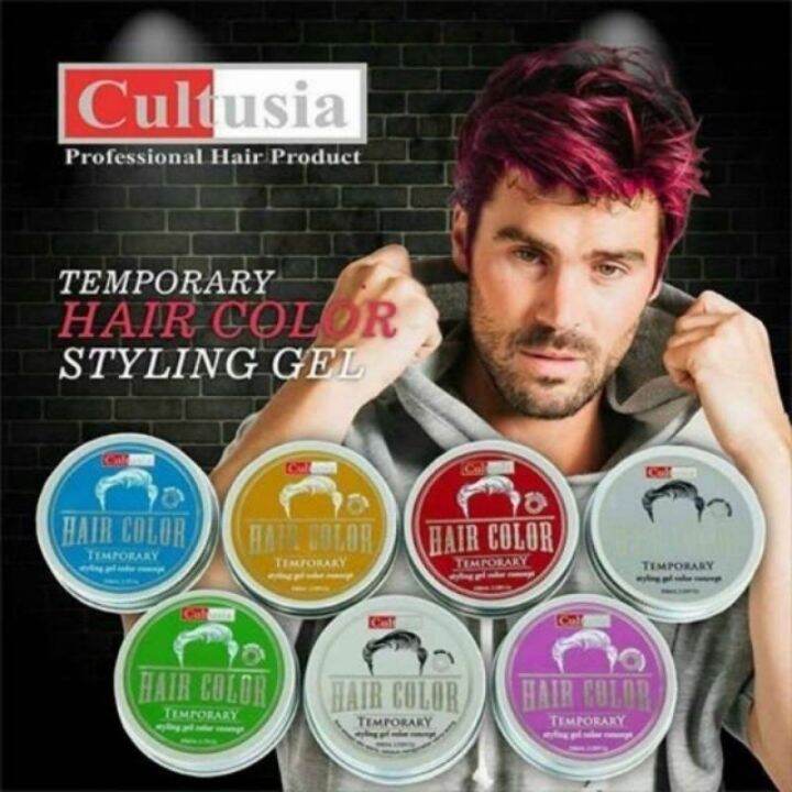CULTUSIA Temporary Hair Color Styling Gel 80ml Lazada Indonesia