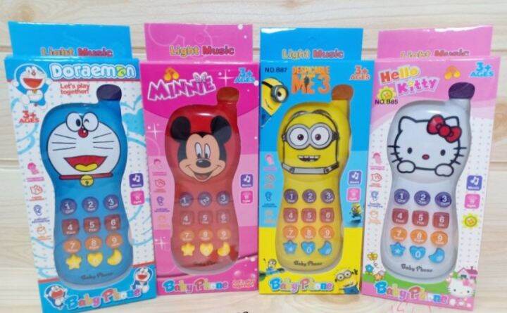 โทรศัพท์ของเล่นเด็ก-มีเสียงมีไฟ-ลายสุดน่ารัก-เด็กเล็กเล่นได้-ส่งจากไทย-ส่งฟรี-โค้ดส่วนลดข้างล่าง