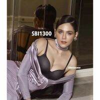 Sabina เสื้อชั้นใน รุ่น Modern V (ไม่มีโครง) รหัส SBI1300 สีเนื้ออ่อน สีน้ำเงิน และสีม่วง