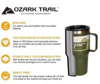 Ozark trail 30oz tumbler Handle แก้วเก็บความเย็น แก้วน้ำสแตนเลส เก็บอุณหภูมิ ร้อน-เย็น มีหูจับ