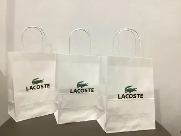 Lacoste paper outlet bag