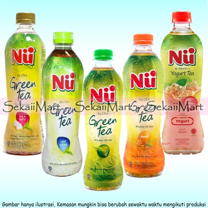 Minuman Nu | Niu Green Tea | Yogurt Tea (450ml) | Lazada